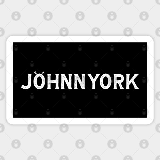 Johhnyork Antlers d Sticker by karutees